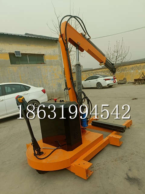 通榆县自卸车厢随车吊 自制轮式四不像起重机 四驱平板吊 5吨 贵盛